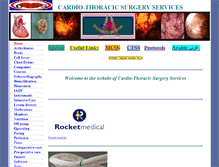 Tablet Screenshot of cardiothoracicsurgeryservices.com